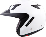 Exo Ct220 Open Face Helmet Gloss White 3x