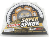Rear Stealth Sprocket Alu/Stl 42t 520 Gld Hon/Kaw
