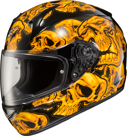Exo R320 Full Face Helmet Skull E Orange Sm