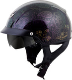 Exo C110 Open Face Helmet Azalea Black/Gold Xs