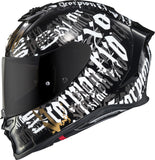 Exo R1 Air Full Face Helmet Blackletter Black Sm