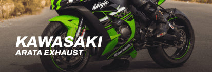 Arata Exhaust Systems for Kawasaki Motorcycles