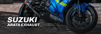 Arata Exhaust Systems for Suzuki Motorcycles