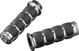 Kuryakyn 1 in. ISO Grips, Model 6205, Part Number 6205, Chrome