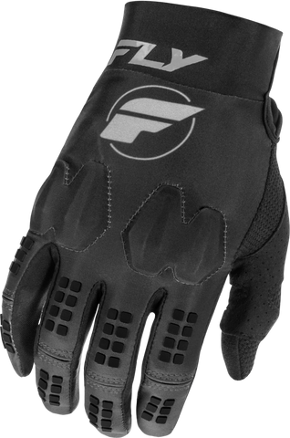 Fly Racing Evolution DST Gloves Black/Grey Large - Premium Race Gloves with Advanced Protection and Comfort