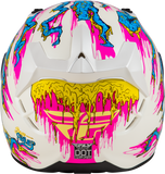 Fly Racing Revolt Space Creep Helmet Light Blue/White/Pink Small