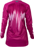 Fly Racing Women's Lite Jersey Pink/Turquoise Large - Comfortable and Performance-Driven Racing Apparel