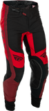 Fly Racing Lite Pants Black/Red Size 30 – Lightweight Motorcycle Riding Gear with Advanced Protection
