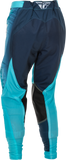 Fly Racing Women's Lite Pants Aqua/Navy/White Size 07/08 - Lightweight Athletic Fit with Comfort Mesh Liner