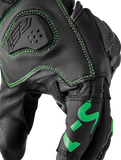 RST S1 Leather Motorcycle Gloves, Black and Fluorescent Green, Small – Part Number 103650F.GRN-08
