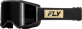 FLY RACING Focus Sand Goggle, Black/Tan, Model 37-51140
