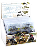 BOLT ATV Track Pack II 6-Piece Display Pack, Part Number 2007-6ATP