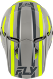 Fly Racing Kinetic Sync Helmet Grey/Hi-Vis, Medium – Part Number 73-2004M