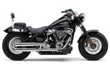 Cobra 6047 3-Inch Neighbor Hater Slip-On Mufflers, Chrome, Harley-Davidson Softail 2018-2024