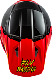 FLY Racing Youth Kinetic Surge Helmet Black/Red/Yellow - Part #73-8726YL