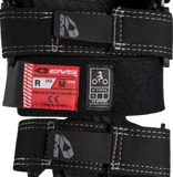EVS Axis Sport Knee Brace Pair, Black/Black/Grey, Large, Part Number AXISS-BK/GY-LP