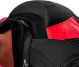 Tractech Evo D3o Jacket Blk/Flo Red Leather Md