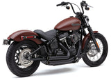 Cobra Speedster 909 Black Exhaust System for Harley-Davidson Softail, Part 6712B