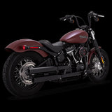 Vance & Hines 18-22 Harley-Davidson Softail Eliminator 300 PCX Slip-Ons Exhaust - Black, 46312