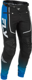 Fly Racing Youth Rayce Bicycle Pants Blue/Black/White Size 18 for BMX and MTB
