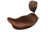 Mustang Motorcycle Wide Tripper Solo Seat, Brown, Model 79811