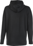 Fly Racing Women's Weekender Hoodie Black/Grey Large - Comfortable Pullover with Kangaroo Pocket