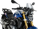 Puig Naked New Generation Sport Smoke Windscreen for 2023–2024 BMW R1250R, Part 22299H