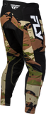 Fly Racing Evolution DST Hunt Pants Black/Camo, Size 30, Part Number 380-13530