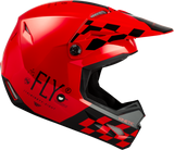 FLY RACING X-Large Kinetic Lite Rival Helmet Gloss Red/Black 73-3476X