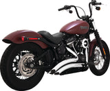 Vance & Hines 2-2 PCX Big Radius Full System Exhaust, Chrome, Model 18-22 HD Softail / Street Bob, Part 26377