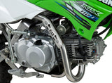Yoshimura 2430522 RS-2 Stainless Steel/Carbon Fiber Exhaust System for Kawasaki KLX110