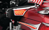 Kuryakyn Chrome L.E.D. Passenger Armrest Trim With Turn Signal, 06-17 Honda GL1800, Model 3240