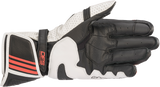 Alpinestars GP Plus R v2 Motorcycle Gloves Black/White/Red, 3XL, Part Number 3556520-1304-3X