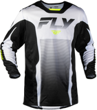 FLY RACING Medium Kinetic Fade Jersey White/Black/Hi Vis 380-520M