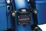 Kuryakyn Deep Dish Bezel for Bullet Turn Signals, Smoke Lens, Gloss Black, Model 5480