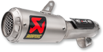 AKRAPOVIC Titanium Slip-On Line Muffler for Motorcycle - Part S-B10SO9-CUBT