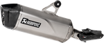 AKRAPOVIC Titanium Muffler S-B12SO23-HAAT for BMW Motorcycles