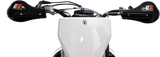 Enduro Engineering 53-224 Composite Moto Roost Deflectors Mounting Kit with White EVO2 Deflectors