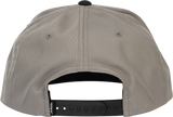 Fly Racing Fly Flow Hat Grey with Adjustable Snapback Closure