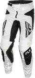 Fly Racing Kinetic Mesh Sym Pants White/Black Size 32