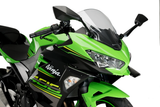 PUIG Sport Side Spoilers Black for Kawasaki Ninja 400 2018–2023, Part 3172N