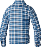 RST Lumberjack CE Motorcycle Shirt, Blue and Grey Check, 2XL, Part Number 102115BLU2-48