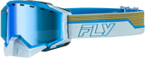 FLY RACING 37-4112 Zone Elite Snow Goggles, Blue/Light Gray