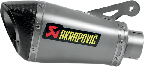 AKRAPOVIC Slip-On Line Muffler for BMW S 1000 R - Titanium with Carbon Fiber End Cap (Part #S-B10SO1-HASZ)