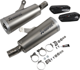 AKRAPOVIC Titanium Mufflers S-Y17SO1-HBAV for Yamaha V-MAX