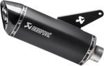 AKRAPOVIC Slip-On Line Muffler - Titanium - Black S-D8SO2-HRBL