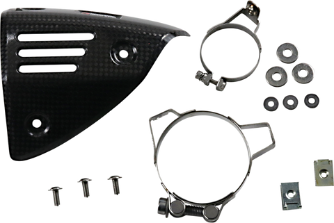 AKRAPOVIC Carbon Fiber Heat Shield for Slip-On Line Exhaust P-HSVE3SO1