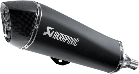 AKRAPOVIC Black Muffler S-PI4SO3-HRSSBL for Scooter - Improved Power and Sound