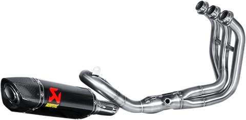 AKRAPOVIC Stainless Steel and Carbon Fiber Race Exhaust S-Y9R2-AFC for Enhanced Motorcycle Performance