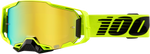 100% Armega Goggle - Nuclear Citrus - Gold Mirror Lens 50005-00003
